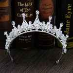 Birthday Hair Accessory Crown Wedding Accessory Crystal Crown in tiaras crystal crown wedding