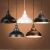 Import Black Indoor LED Pendent Lights Vintage Industrial Lighting Kitchen Pendant Light 220V from China
