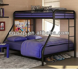 Black Triple Metal Bunk Bed From China, Purple Metal Bunk Bed