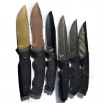 black/yellow/camouflage knife blade Fixed Blade Outdoor Camping Survival Tactical Knife with g10 handle