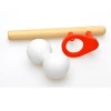 Blow ball game classic childrens early childhood fun toy puzzle wooden sports toys for children hobbies