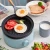 Import Blue  electric skillet Mini multi function cooker electric pot hotpot breakfast  night snack  electric frying pan 220v from China