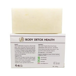 Body Detox Health Deodorant Antiseptic Handmade Unscented Natural Bathing Soap