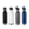 BPA-free double wall Snap button drink stainless steel insulation sports vacuum flasks thermoses