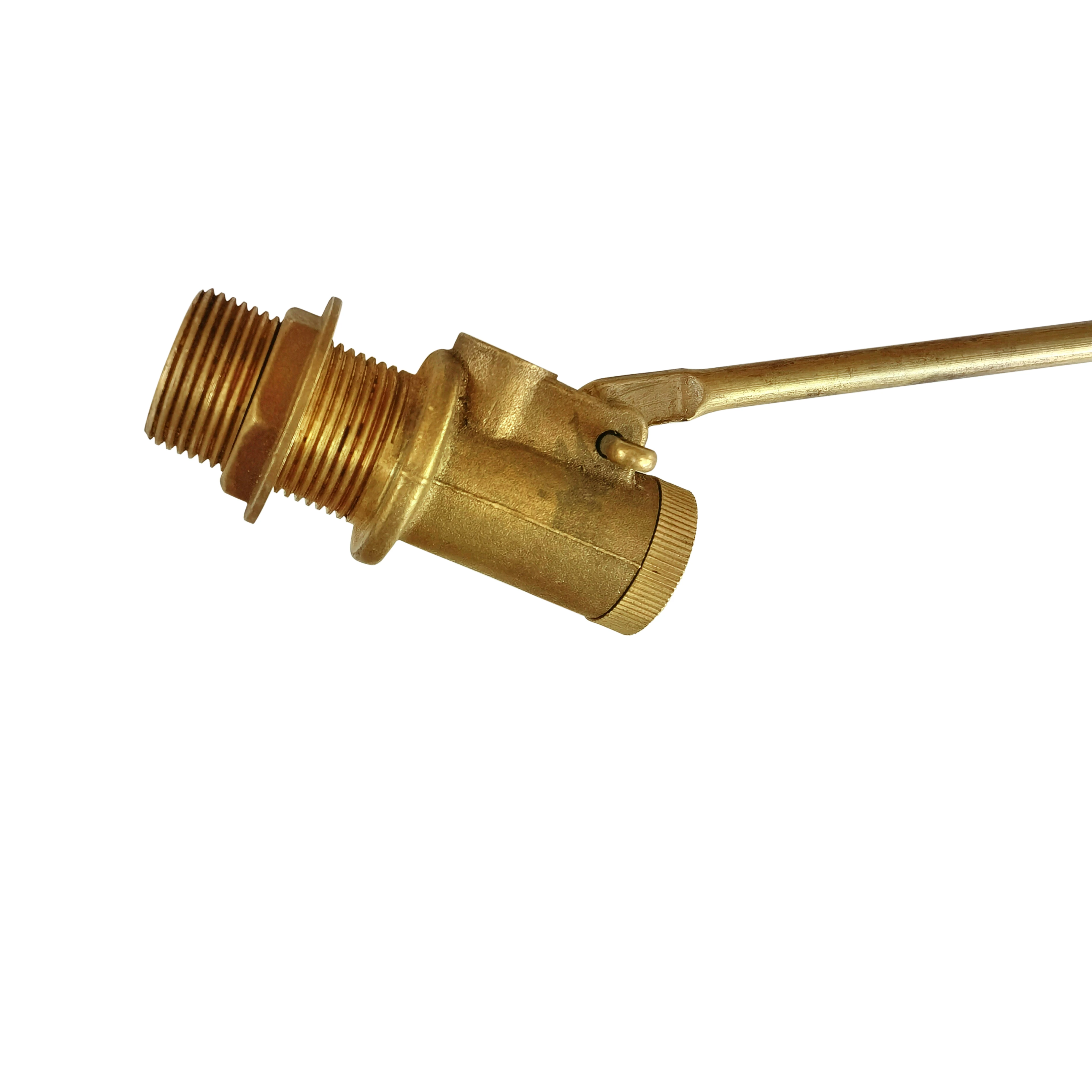 Brass water tank big body male thread float floating ball valve with DN15