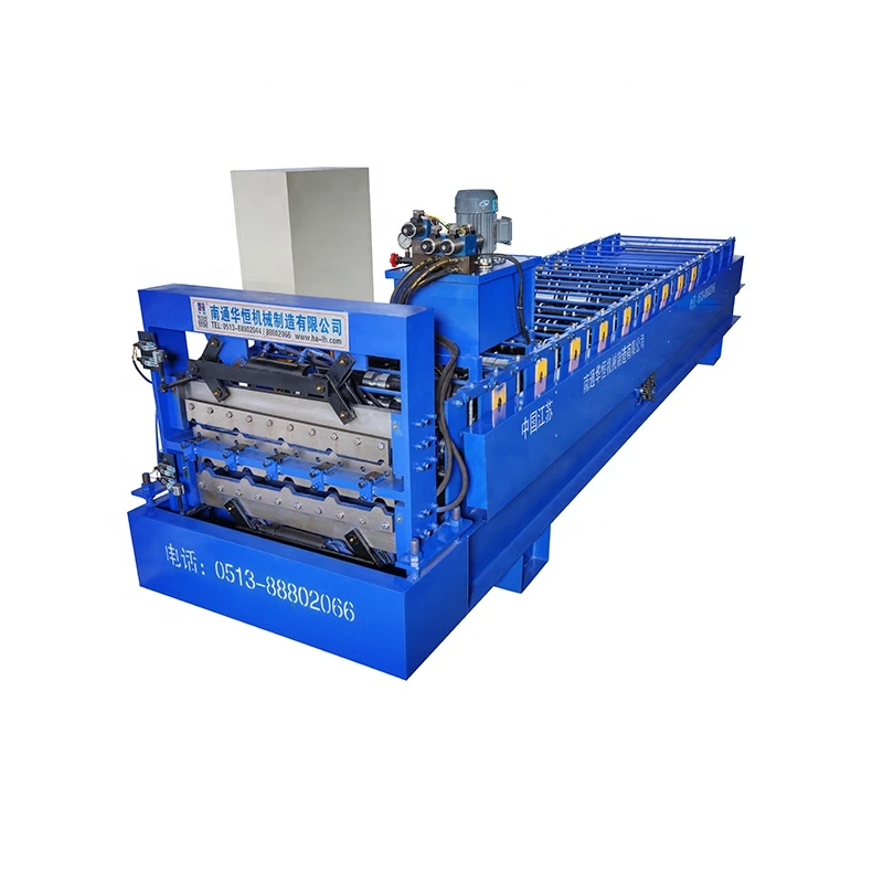 building material cold iron steel crimping ribbed roofing sheet Tile Making Machinery roll forming machine