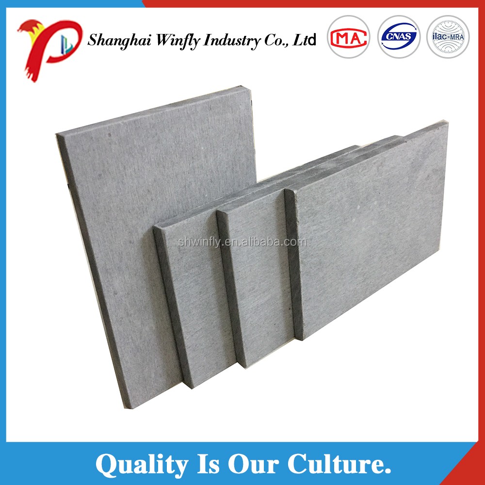 Building Materials Light High Strength Uv Coated Fiber Cement Board