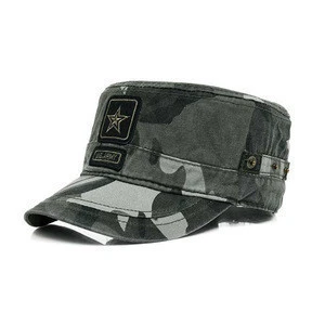 camouflage washed cotton limitary caps high quality baseball caps and hats men embroidery logo army hats