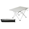 Camping metal outdoor fold table portable aluminum picnic folding table for outdoor