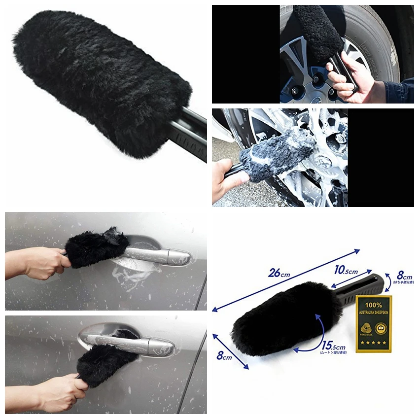 Car Wheel Rim Detailing and wheel cleaning rim  brush