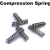 Import Carbon Steel Compression Coil Spring from China