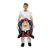 Carnival Funny People Carry Me Ride On Clown Donald Trump Novelty MR Scotsman Shoulder&#39;s Dress up Mascot Costumes for Adults