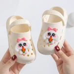 Cartoon Cute Girls Soft-Sole Anti-Slip Indoor/Outdoor Plastic Sandals Summer Beach Slippers for Babies