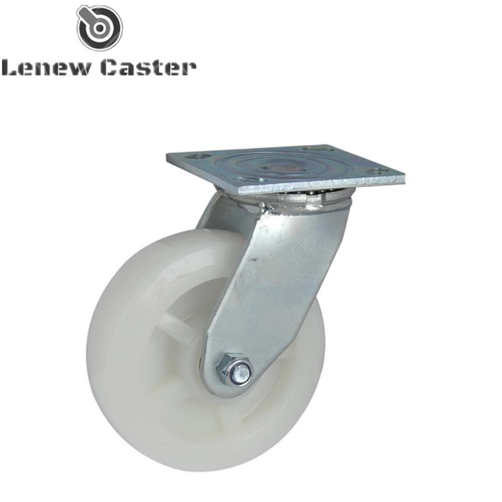 Caster wheel for turning machines