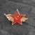 Import CCCP red star sickle and hammer bulk enamel lapel pin, custom your own pin from China