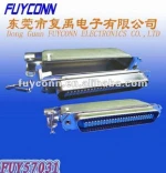 Centronics 90 degree Male Plug 50 pin DDK Champ Solder Classic type hard connection header connector