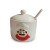 Import Ceramic Handpainting Chef Design Kitchen Sugar Spice and Salt Jar with Spoons &amp; Saucer Set of 4pcs from China