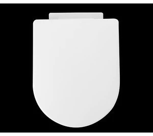 CF009 plastic WC soft close elongated toilet seat cover