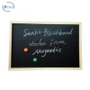 Chalk Writing Black Board Wood Frame Magnetic Blackboard Used in Cafe & Shops Notice