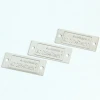 Cheap Aluminum Custom Logo Embossed Metal tag With Punching Holes