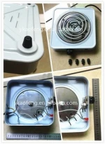 Cheap kitchen portable electric hot plate, mini single burner electric hot plate