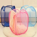 cheap laundry basket waterproof  rectangle folding laundry basket  foldable washing bag bin with handle