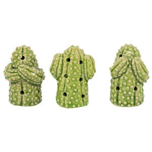 Cheap price top choice gift item cactus shaped home decoration ceramic small vase