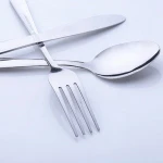 Cheap Silverware Flatware Set, Silver Plated Cutlery, Stainless Steel Silver Spoon