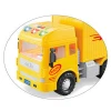 Child play DHL friction toy express delivery vehicle with light and music