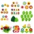 Import Children&#39;s indoor creative wall of kindergarten classroom can be decorated with beautiful and cheap felt flower wall from China