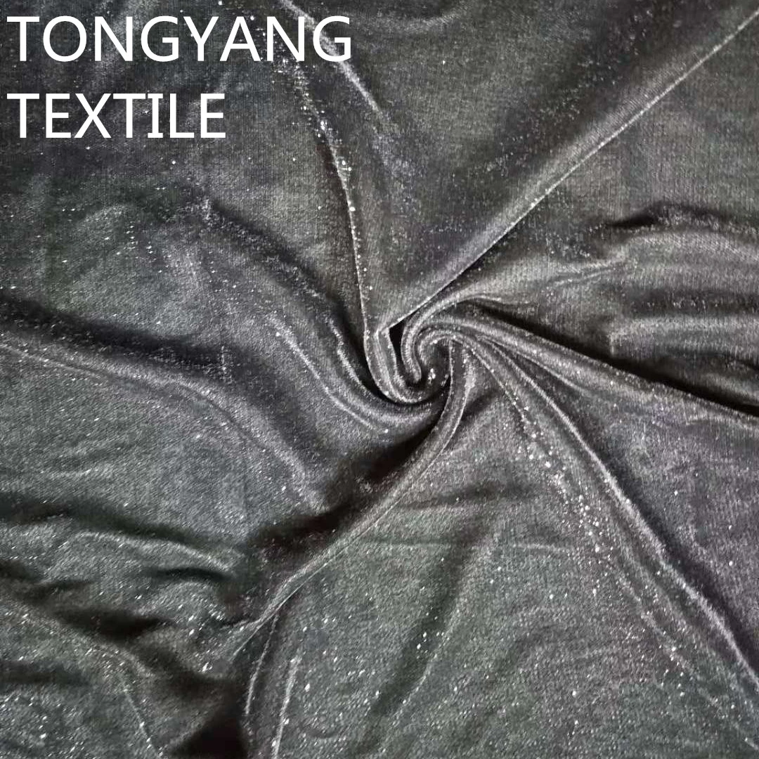 China cheap metallic velvet fabric for garment