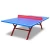 China Cheap Price Blue Table Tennis Folding Legs Table Tennis Table