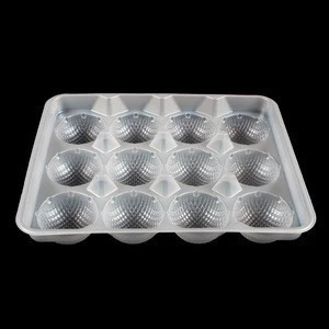 China factory disposable PP plastic frozen food  meatball packaging tray