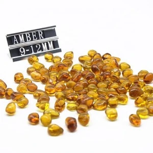 china factory wholesale amber Decorative reflective glass bead glass crystal beads