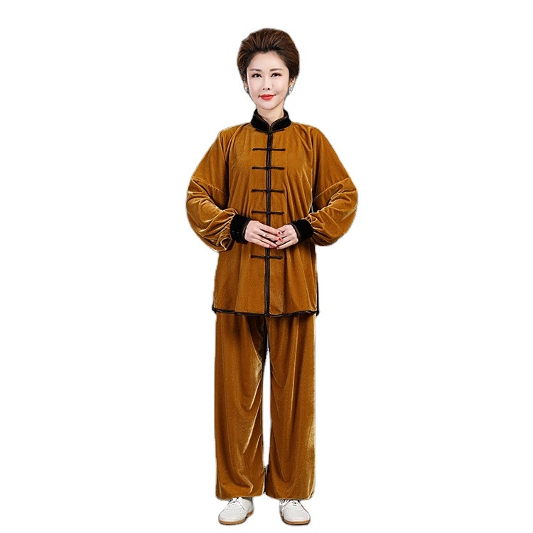 China kung fu wushu clothing tai chi uniforms traditional chinese taichi suit set clothes