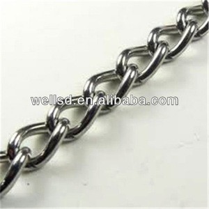 China manufacture stainless steel twist link chain