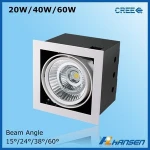 China professional led lamp 20W indoor led grille lamp fixtures