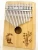 Import China supplier 17 Key Bamboo Kalimba  Sanza Finger Thumb Keyboard Marimba Wood Musical Instrument from China