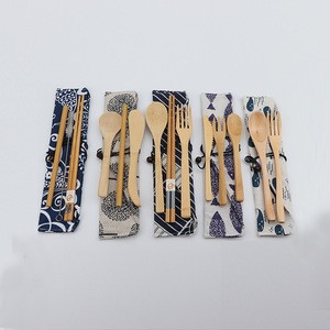 China Supplier Factory Wholesale Biodegradable Travel Bamboo Fork,Spoon,Chopsticks,Knife Portable Cultury Set