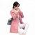 Import China supply hot sale 30% wool 70% polyester pink plus size ladies long wool coats for sale from China