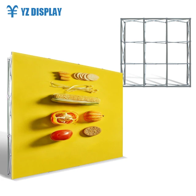China Wholesale Factory Supplier Trade Show Promotion Pop Up Display Fabric Stand