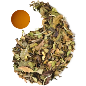 Chinese Organic loose leaf white peony Bai Mu Dan tea with EU standard certification
