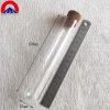 Chinese supplier wholesale customized large borosilicate glass test tube with cork