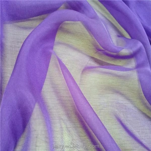 Christmas 100 pure silk dress material plain dyed mulberry silk chiffon fabric