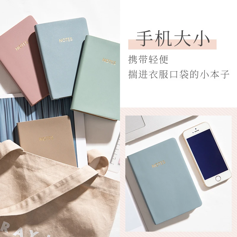 Classic Creative PU leather office school portable pocket notebook stationery supplies A6