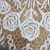 Import classic flower embroidery 100% polyester fabric in ready goods with colors wedding dress from China
