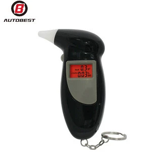 Classic Key Ring Manual Breathalyzer Digital Alcohol Breath Tester