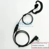 CLS 1410 CLS 1110 G Shape in Ear Earphone Headset With Mic For OEM Motorola  Walkie talkie 2 Way  Radios