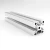 Import CNC 3D Printer Parts 4 slot Anodized Linear Rail Aluminum Profile Extrusion from China