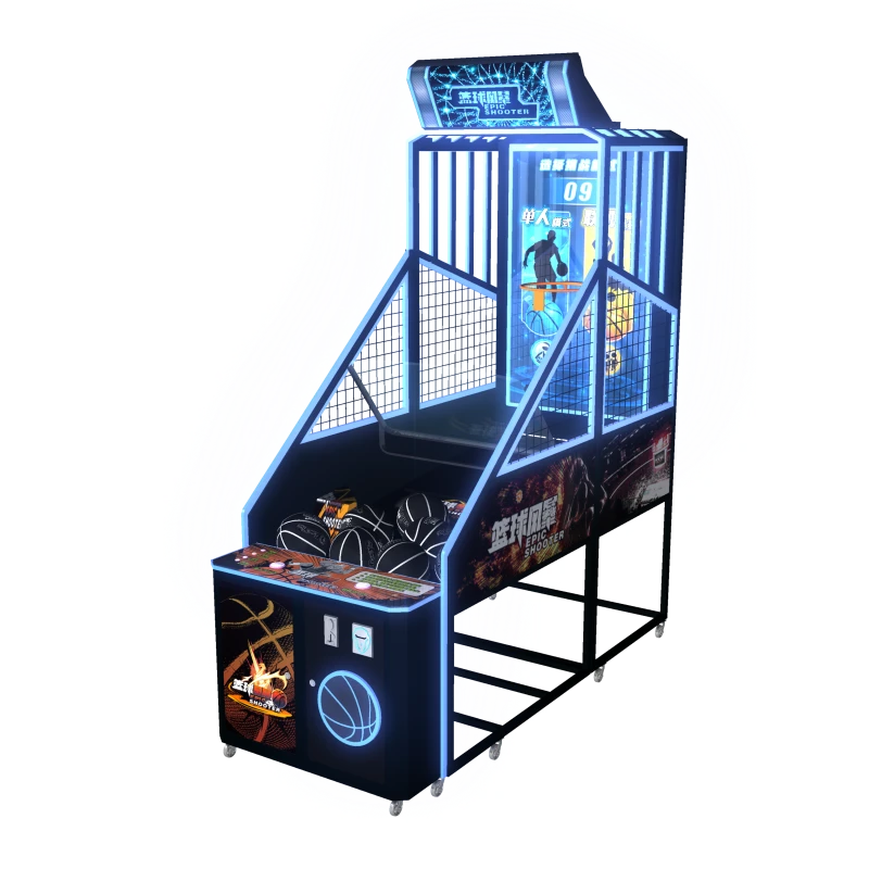 Coin Operated Indoor Basketball Shooting Game Machine For Game Room